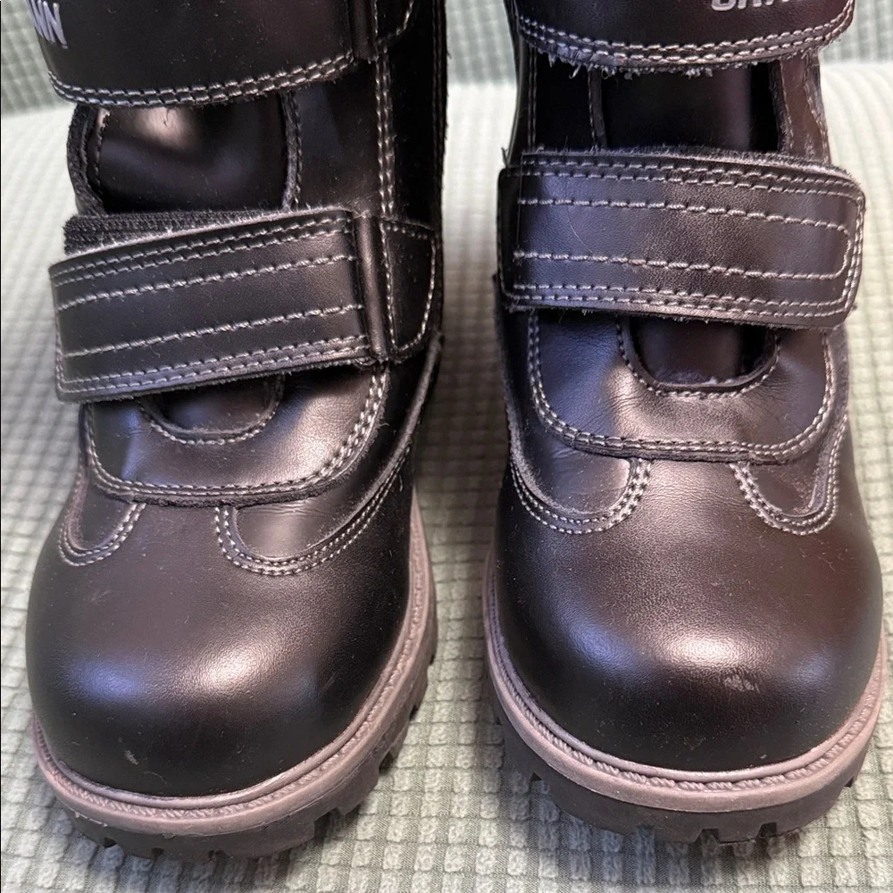 Kids Black and Gray Winter Boots